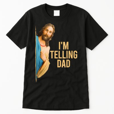 IM Telling Dad Jesus Meme Tall T-Shirt