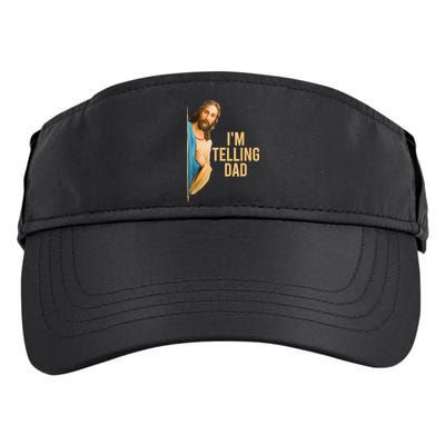 IM Telling Dad Jesus Meme Adult Drive Performance Visor