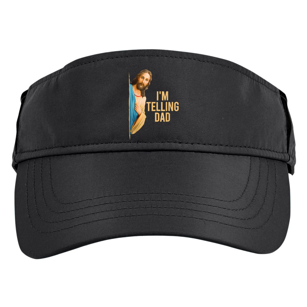 IM Telling Dad Jesus Meme Adult Drive Performance Visor