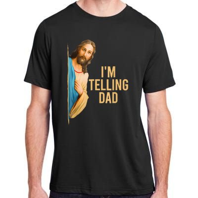 IM Telling Dad Jesus Meme Adult ChromaSoft Performance T-Shirt