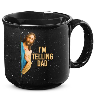 IM Telling Dad Jesus Meme 15oz Campfire Ceramic Mug