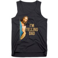 IM Telling Dad Jesus Meme Tank Top