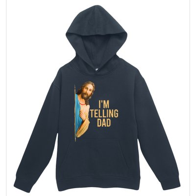 IM Telling Dad Jesus Meme Urban Pullover Hoodie