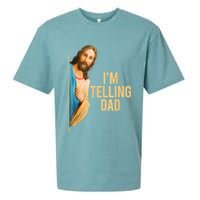 IM Telling Dad Jesus Meme Sueded Cloud Jersey T-Shirt