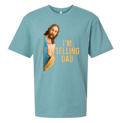 IM Telling Dad Jesus Meme Sueded Cloud Jersey T-Shirt