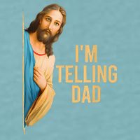 IM Telling Dad Jesus Meme Sueded Cloud Jersey T-Shirt