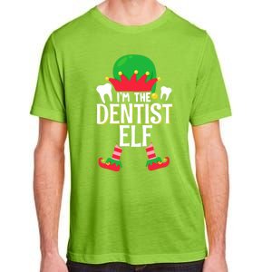 I’M The Dentist Elf Christmas Retro Teeth Dental Assistants Gift Adult ChromaSoft Performance T-Shirt