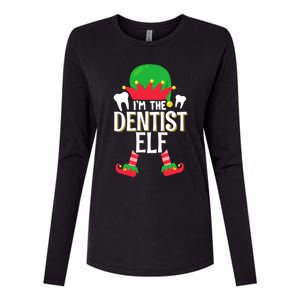 I’M The Dentist Elf Christmas Retro Teeth Dental Assistants Gift Womens Cotton Relaxed Long Sleeve T-Shirt