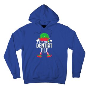 I’M The Dentist Elf Christmas Retro Teeth Dental Assistants Gift Hoodie