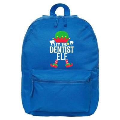 I’M The Dentist Elf Christmas Retro Teeth Dental Assistants Gift 16 in Basic Backpack