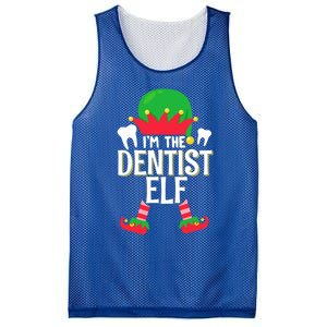 I’M The Dentist Elf Christmas Retro Teeth Dental Assistants Gift Mesh Reversible Basketball Jersey Tank