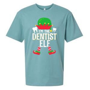 I’M The Dentist Elf Christmas Retro Teeth Dental Assistants Gift Sueded Cloud Jersey T-Shirt