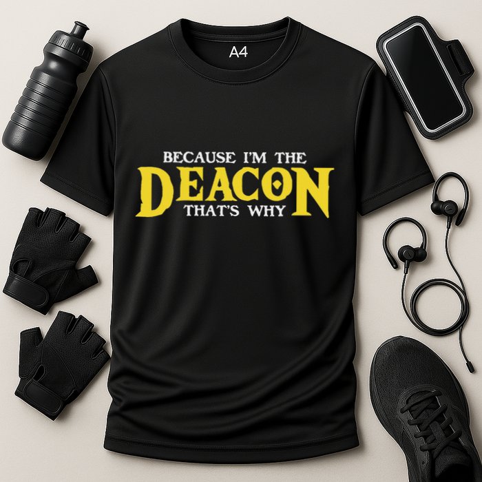 IM The Deacon Christian Church Christian Minister Cooling Performance Crew T-Shirt