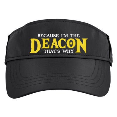IM The Deacon Christian Church Christian Minister Adult Drive Performance Visor