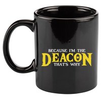 IM The Deacon Christian Church Christian Minister 11oz C Handle Ceramic Mug