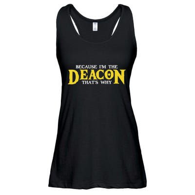 IM The Deacon Christian Church Christian Minister Ladies Essential Flowy Tank