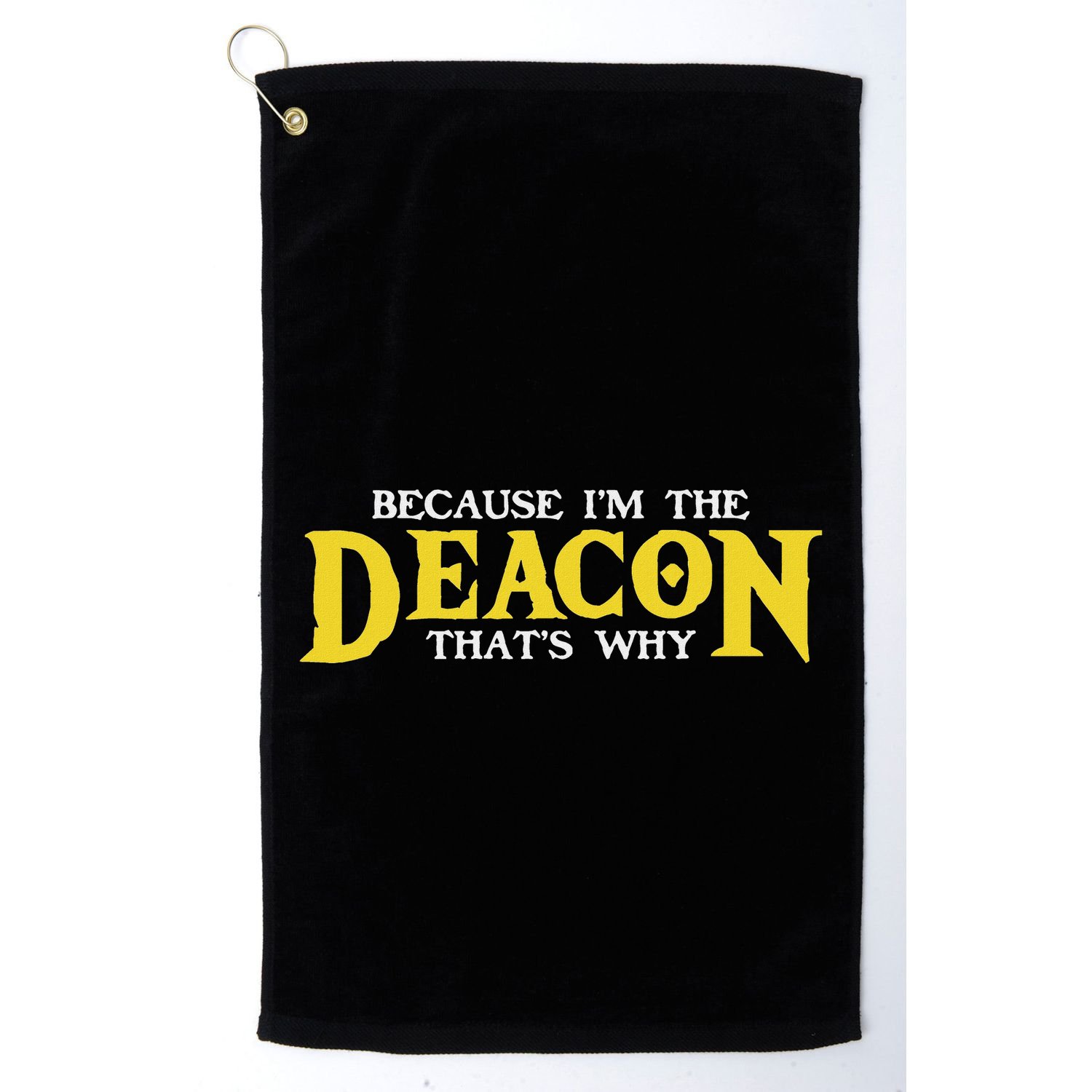 IM The Deacon Christian Church Christian Minister Golf Towel