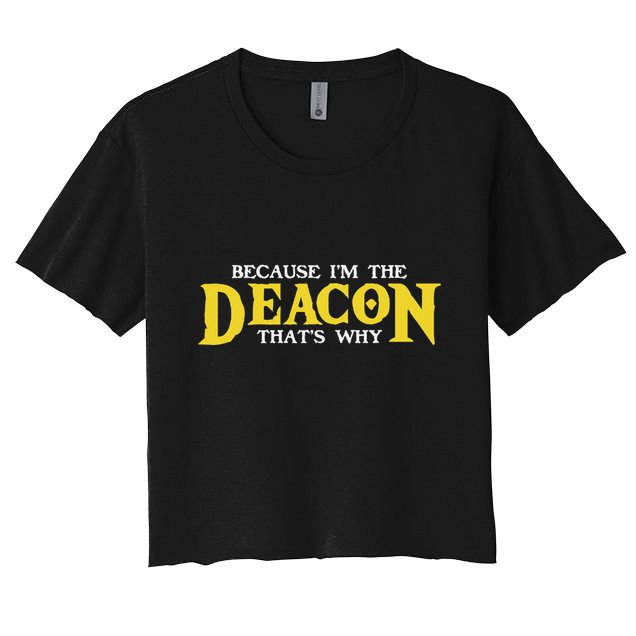 IM The Deacon Christian Church Christian Minister Crop Top