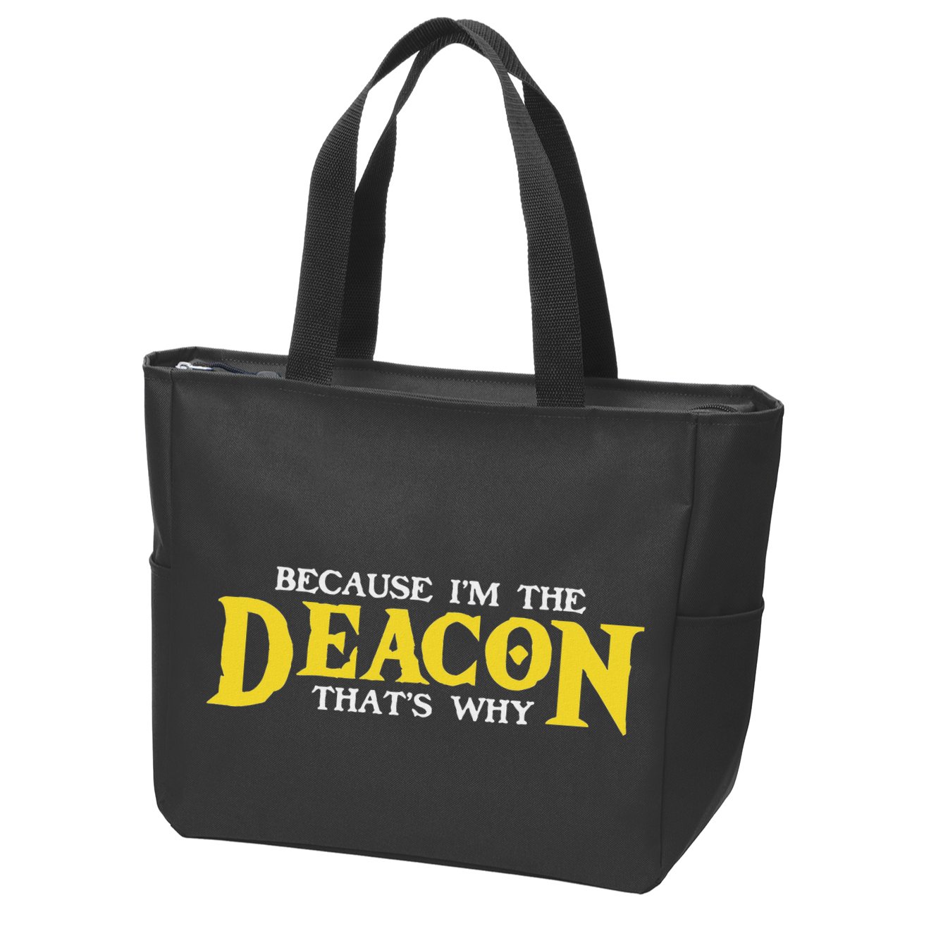 IM The Deacon Christian Church Christian Minister Zip Tote Bag