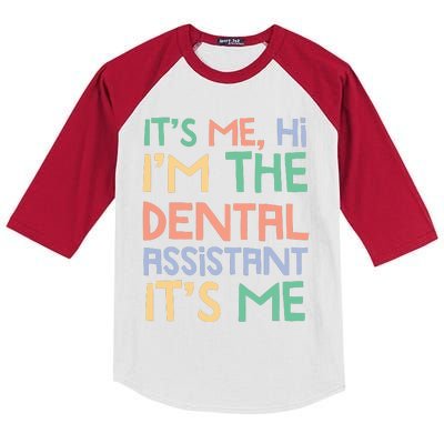 IM The Dental Assistant ItS Me Kids Colorblock Raglan Jersey