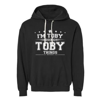 Im Toby Doing Toby Things Garment-Dyed Fleece Hoodie