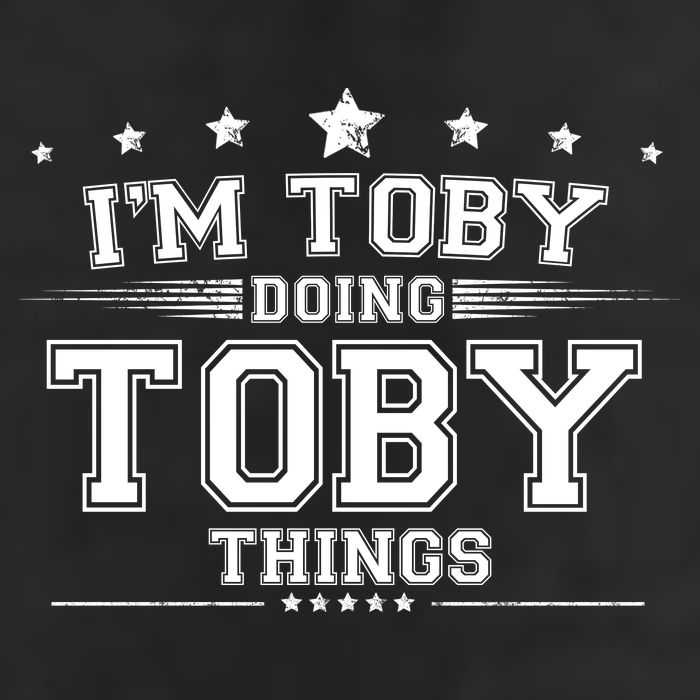 Im Toby Doing Toby Things Garment-Dyed Fleece Hoodie