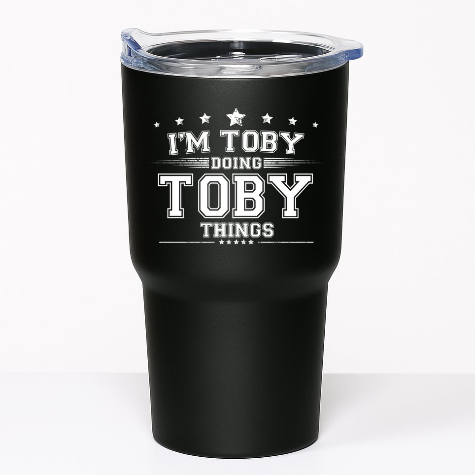 Im Toby Doing Toby Things Tumbler