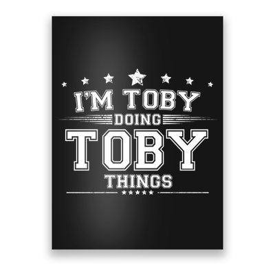 Im Toby Doing Toby Things Poster