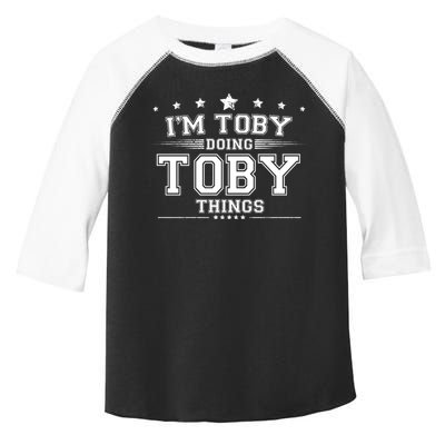 Im Toby Doing Toby Things Toddler Fine Jersey T-Shirt