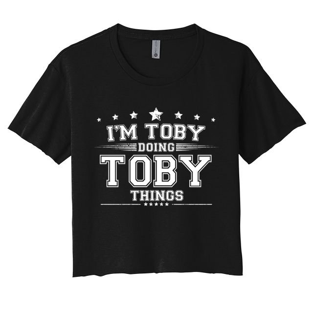 Im Toby Doing Toby Things Crop Top
