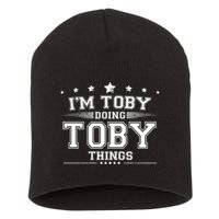 Im Toby Doing Toby Things Short Acrylic Beanie