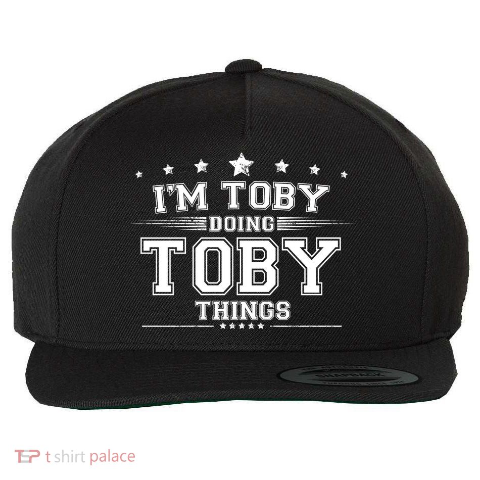 Im Toby Doing Toby Things Wool Snapback Cap