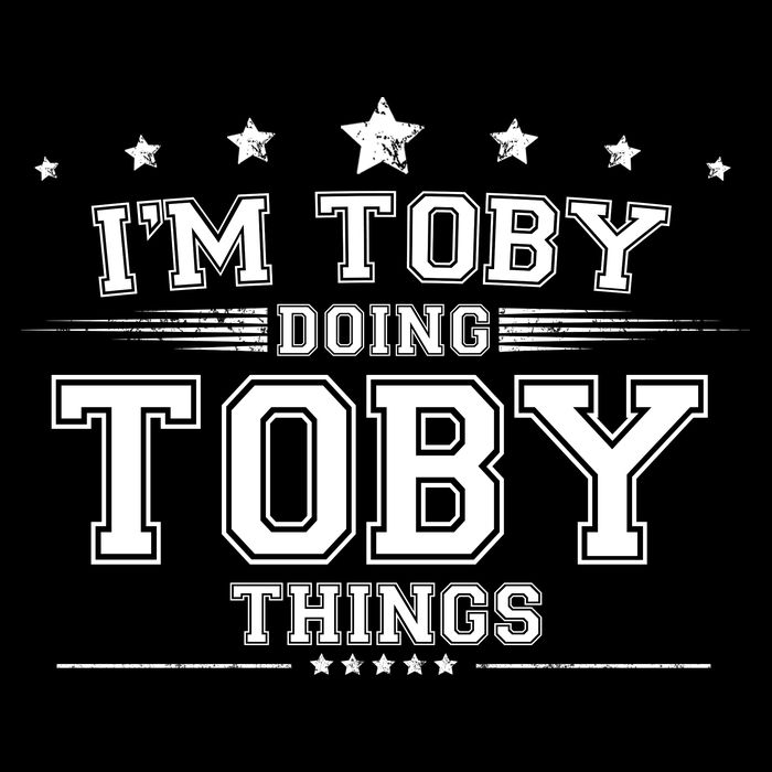 Im Toby Doing Toby Things Zip Tote Bag