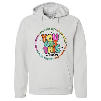 It’S Test Day You Got This Performance Fleece Hoodie