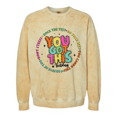 It’S Test Day You Got This Colorblast Crewneck Sweatshirt