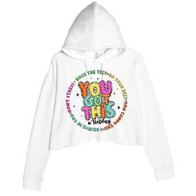 It’S Test Day You Got This Crop Fleece Hoodie