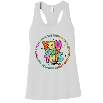 It’S Test Day You Got This Women's Racerback Tank