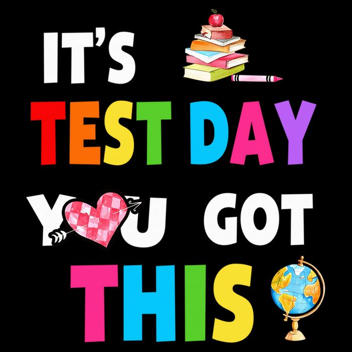 Its Test Day You Got This Test Day Teacher Testing Students Flat Bill Trucker Hat