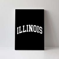 Illinois Throwback Design Classic Canvas