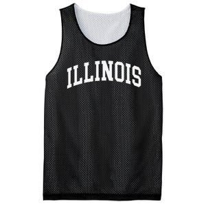 Illinois Throwback Design Classic Mesh Reversible Basketball Jersey Tank