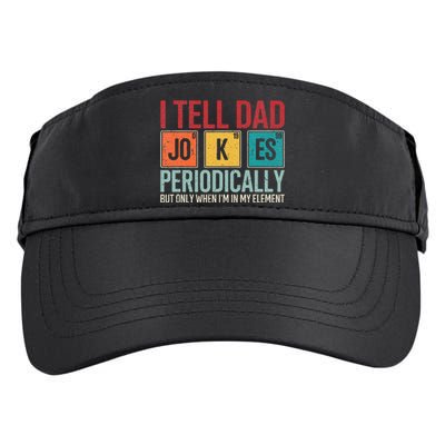 I Tell Dad Jokes Periodically Funny FatherS Day Dad Gift Adult Drive Performance Visor