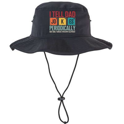 I Tell Dad Jokes Periodically Funny FatherS Day Dad Gift Legacy Cool Fit Booney Bucket Hat