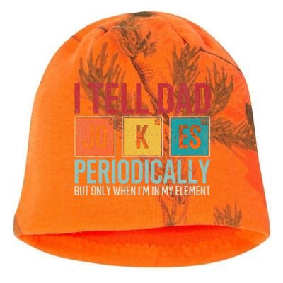 I Tell Dad Jokes Periodically Funny FatherS Day Dad Gift Kati - Camo Knit Beanie