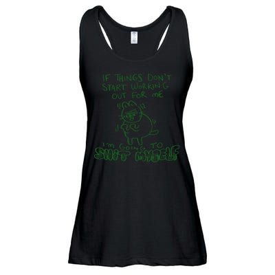 If Things Dont Start Working Out For Me Im Going To Shit Myself Ladies Essential Flowy Tank