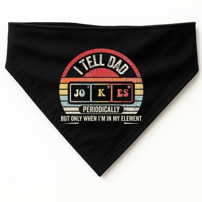 I Tell Dad Jokes Periodically Element USA-Made Doggie Bandana