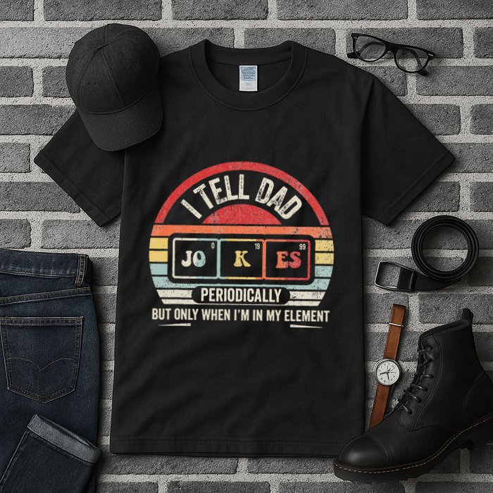 I Tell Dad Jokes Periodically Element Tall T-Shirt
