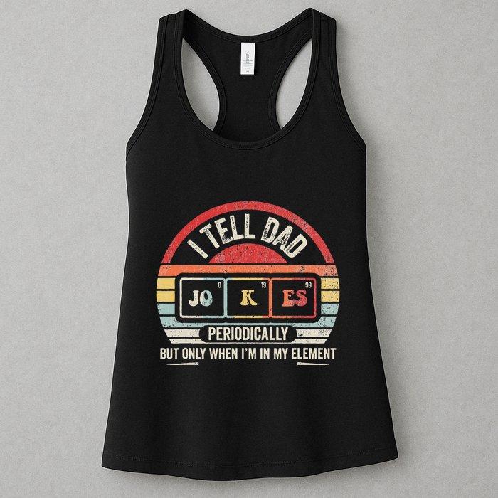 I Tell Dad Jokes Periodically Element Womens Tank Top