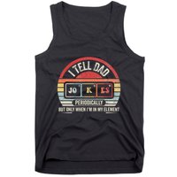 I Tell Dad Jokes Periodically Element Tank Top