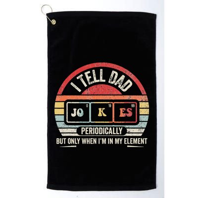 I Tell Dad Jokes Periodically Element Golf Towel