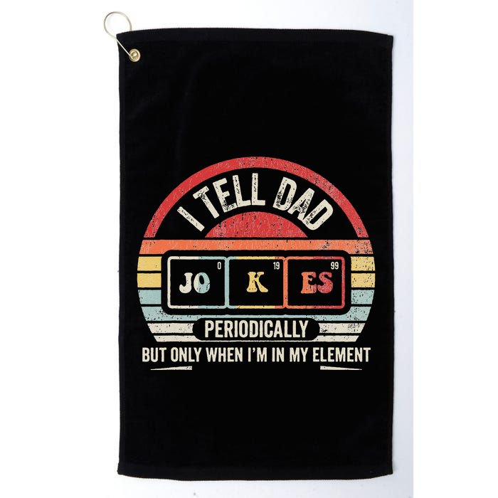 I Tell Dad Jokes Periodically Element Golf Towel